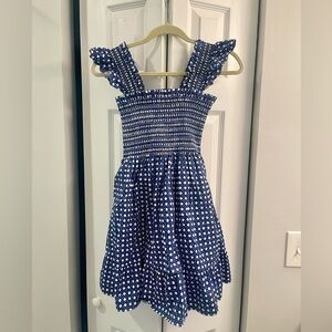 Hill House Home Elizabeth Dress | Blue Basketweave